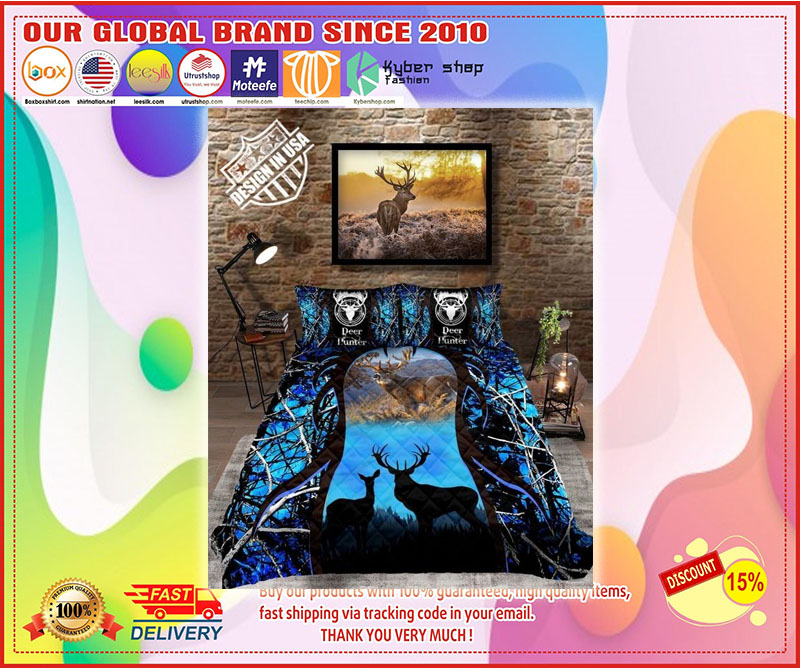 Deer hunting bedding set