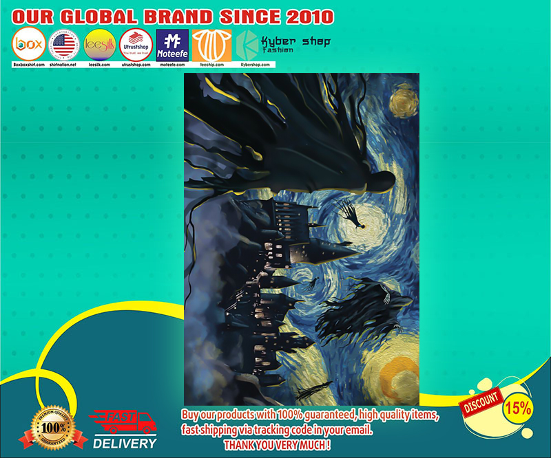 Dementor of Azkaban Harry Potter starry night poster