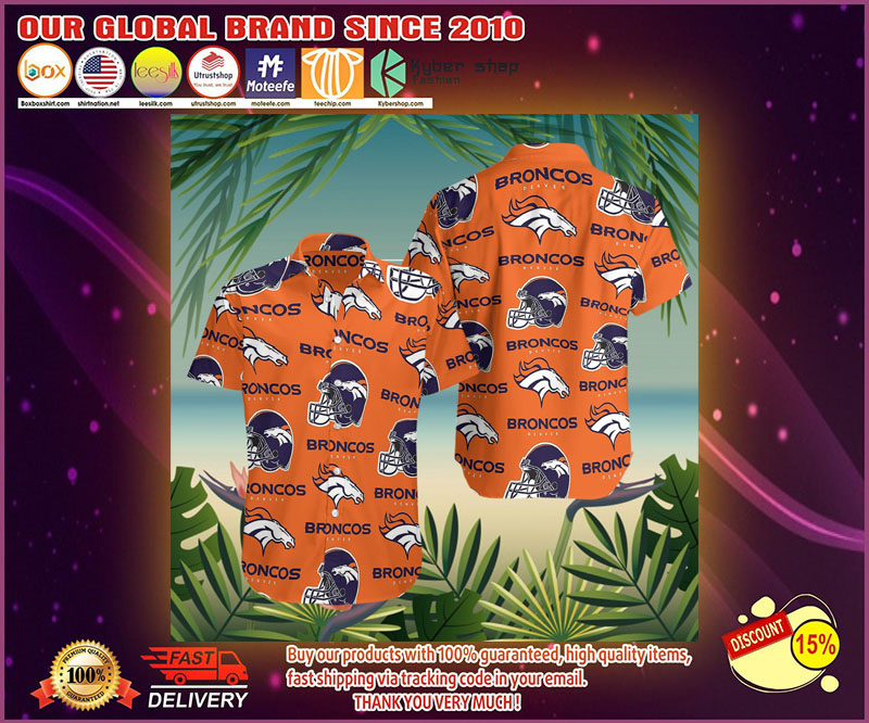 Denver Broncos hawaiian shirt