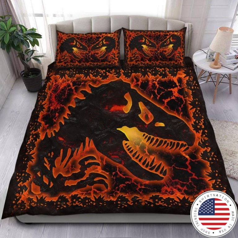 Dinosaur lava bedding set2