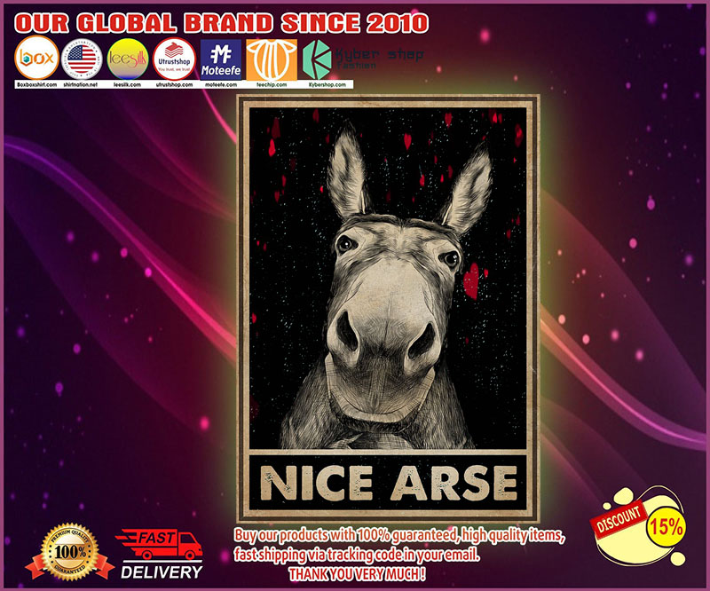Donkey arse nice poster
