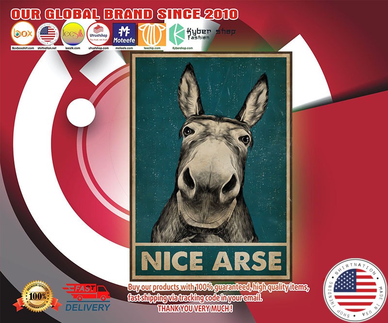 Donkey nice arse poster