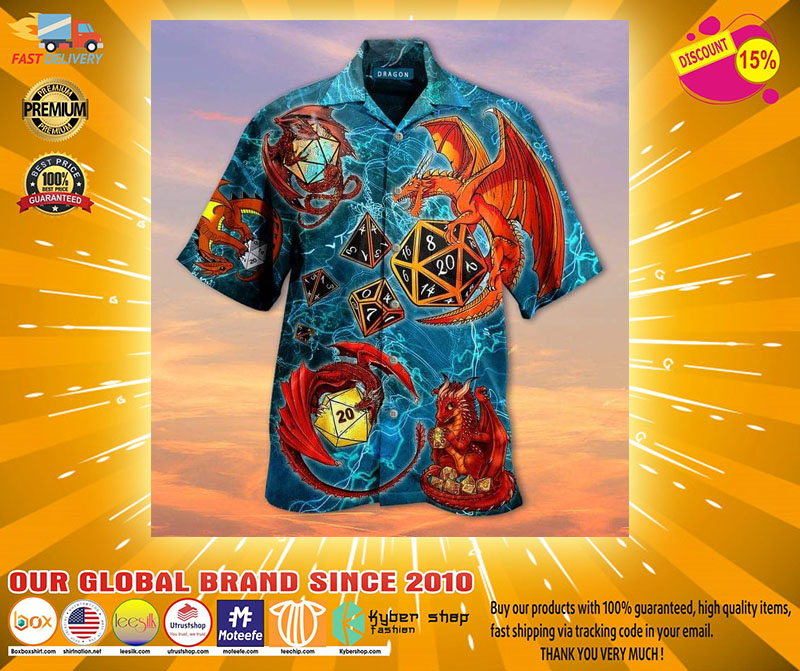 Dragon playing hawaiian2
