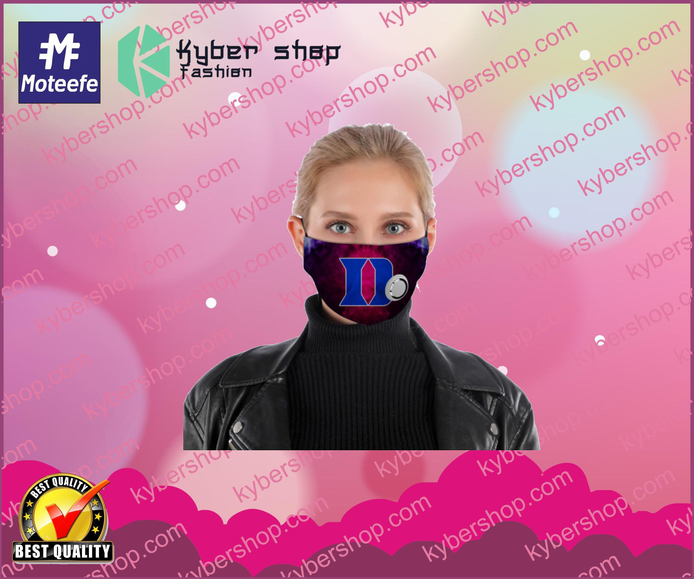 Duke Blue Devils face mask