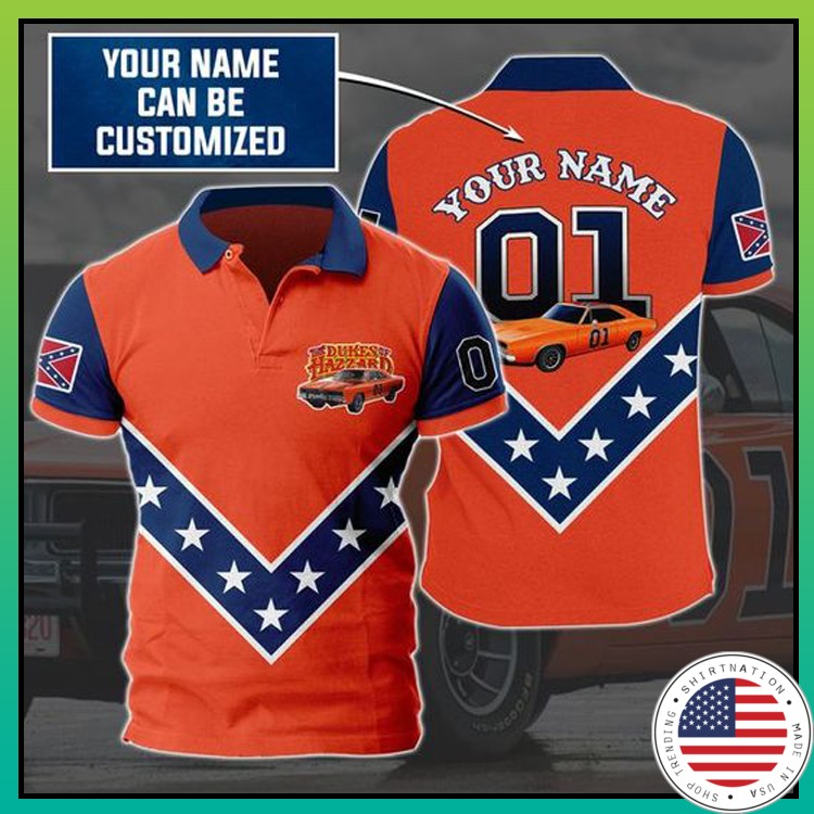 Dukes of hazzard custom name polo shirt 4