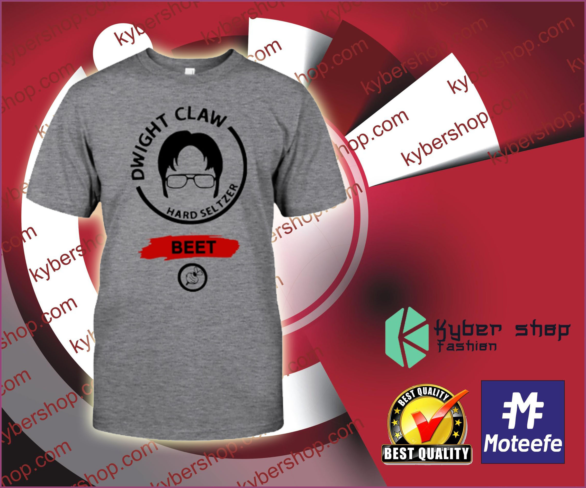 Dwight claw hard seltzer beet shirt