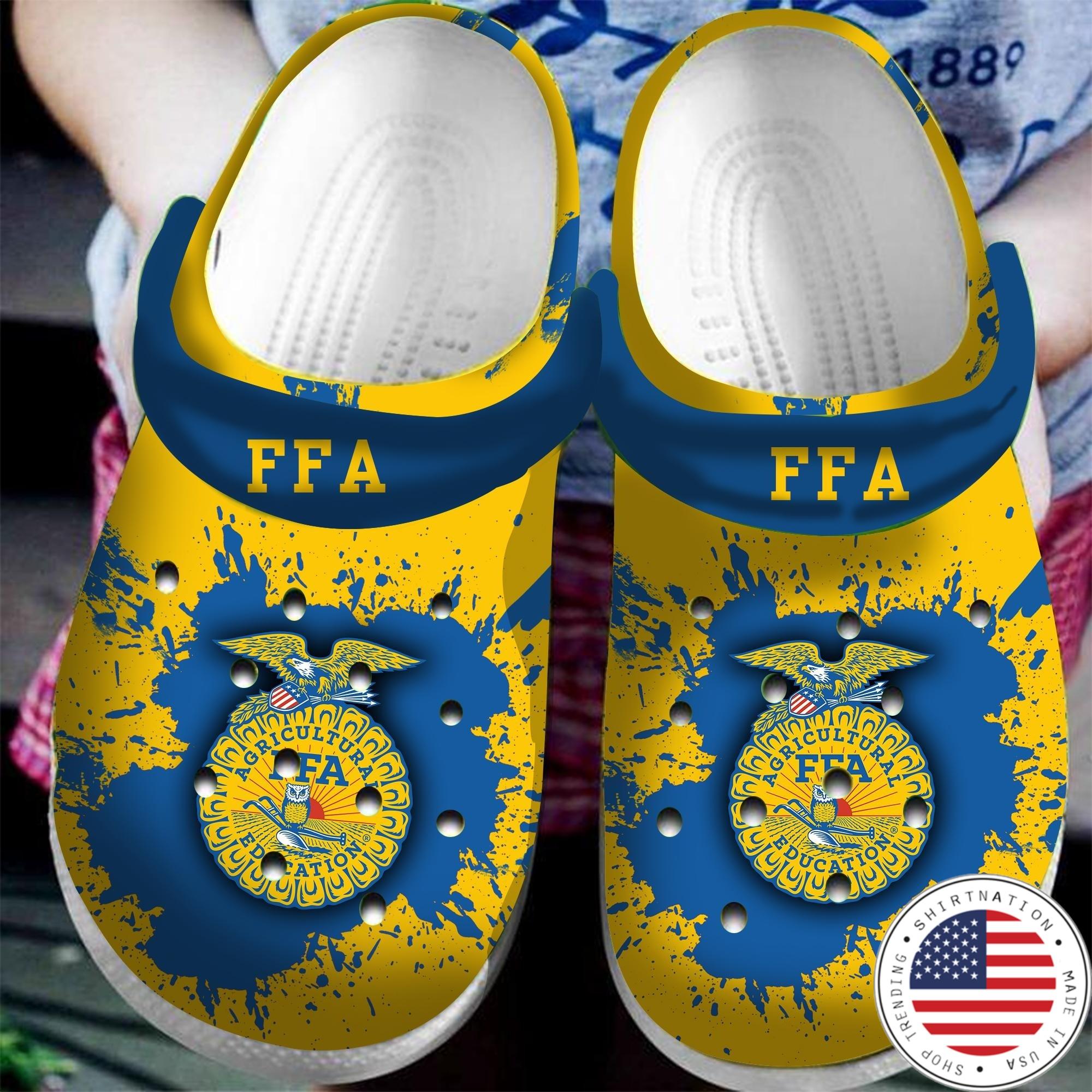 Eagle FFA Agricultura croc shoes