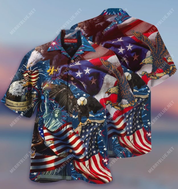 Eagle american flag hawaiian