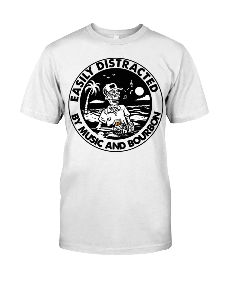 Easily distracted by music and bourbon shirt