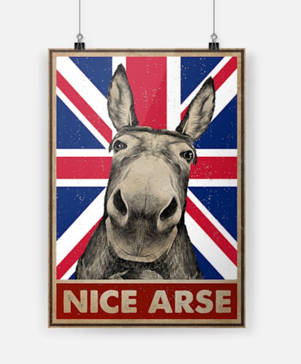 England donkey nice arse poster