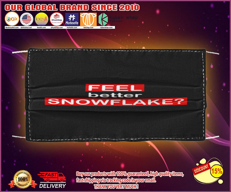 Feel better snowflake face mask