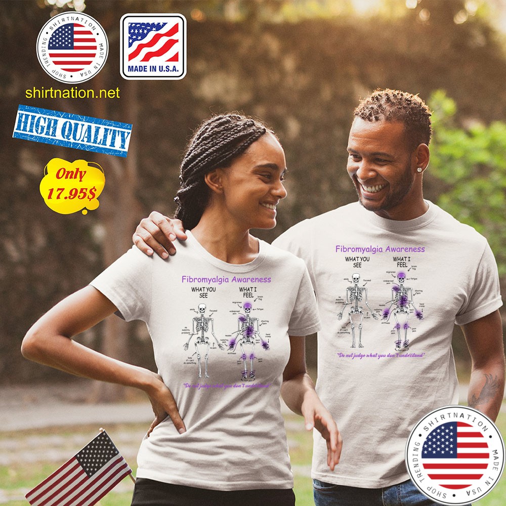 Fibromyalgia awareness what you see what i feel Shirt2