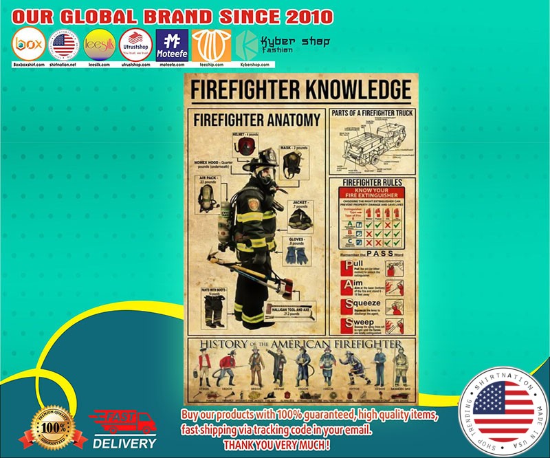 Firefighter knowledge poster