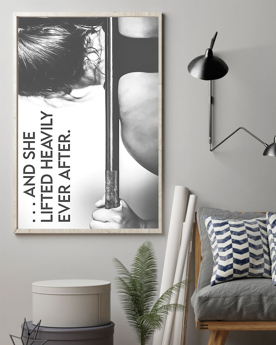 Fitness and she lifted heavily ever after poster