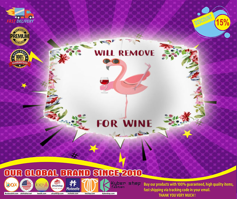 Flamingo Will Remove For Wine Mask