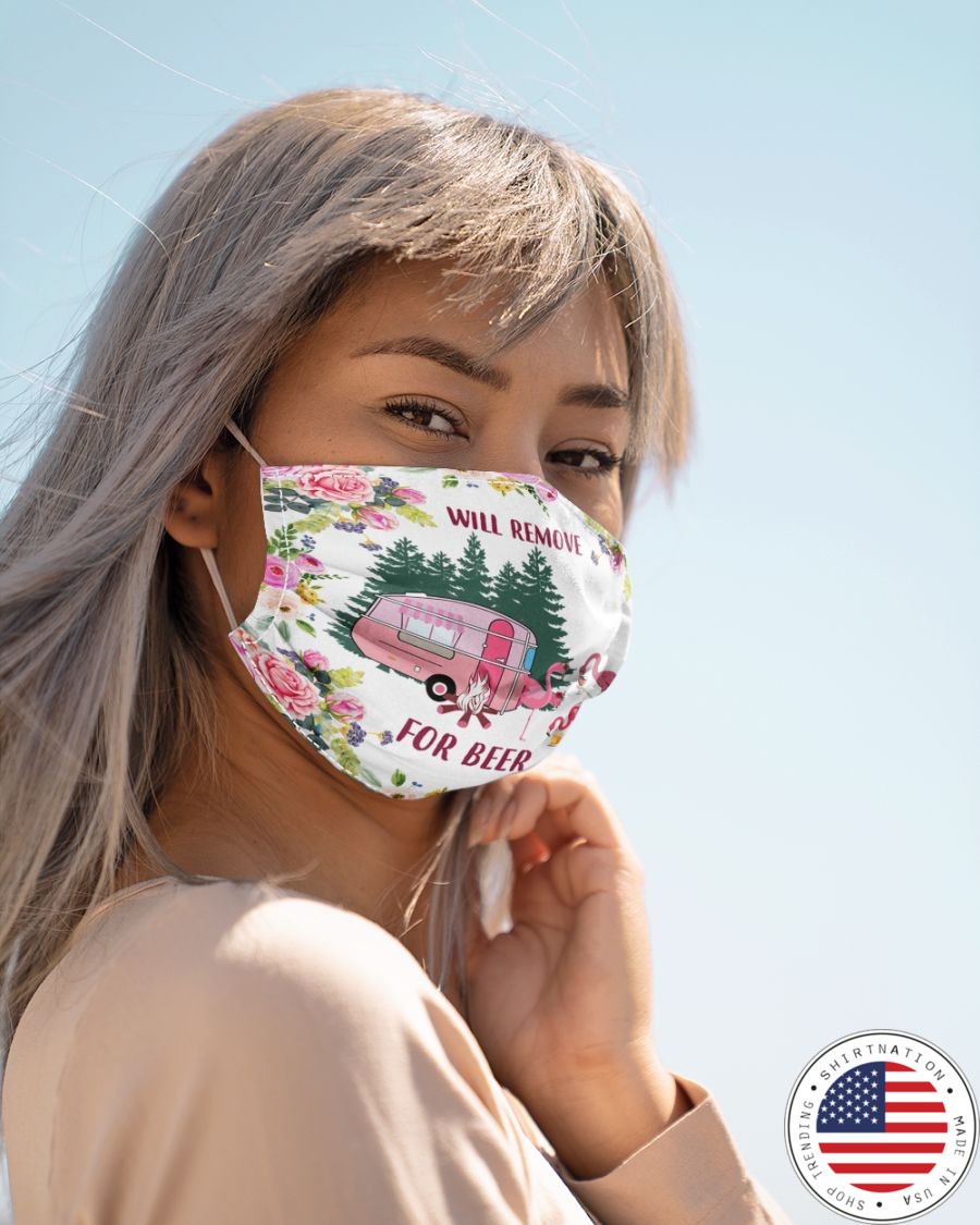 Flamingo will remove for wine face mask