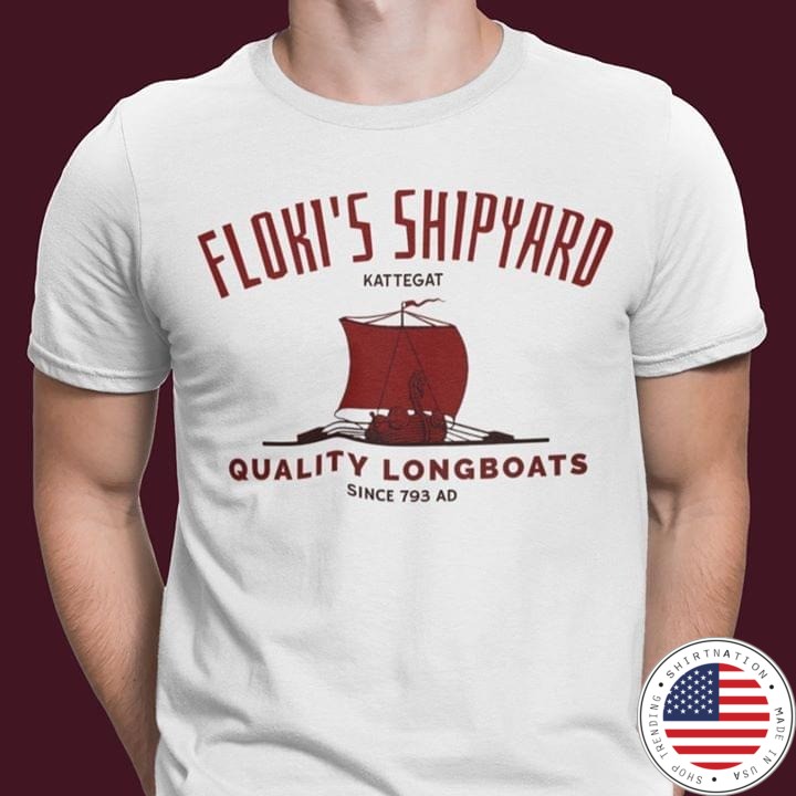 Floki's shipyard kattegat quality longboats shirt