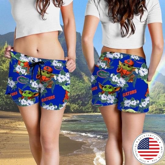 Florida Gators And Yoda Hawaiian And Beach Short4