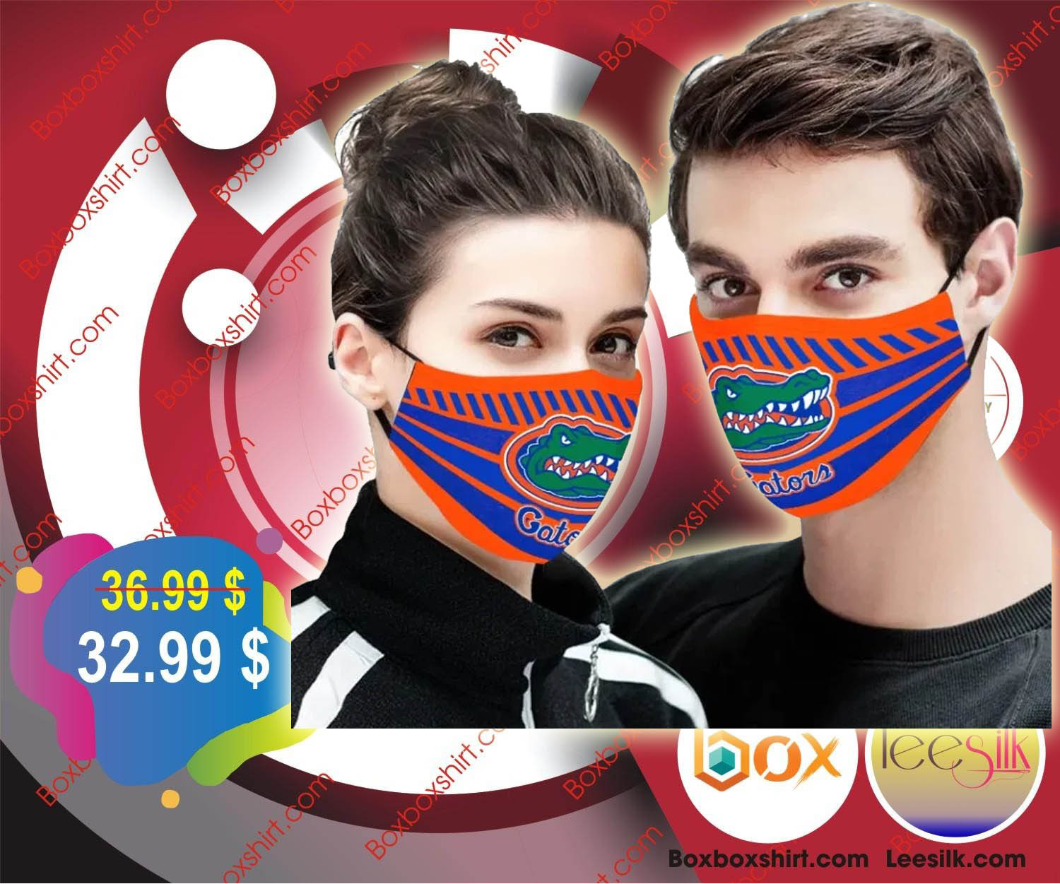 Florida Gators football face mask
