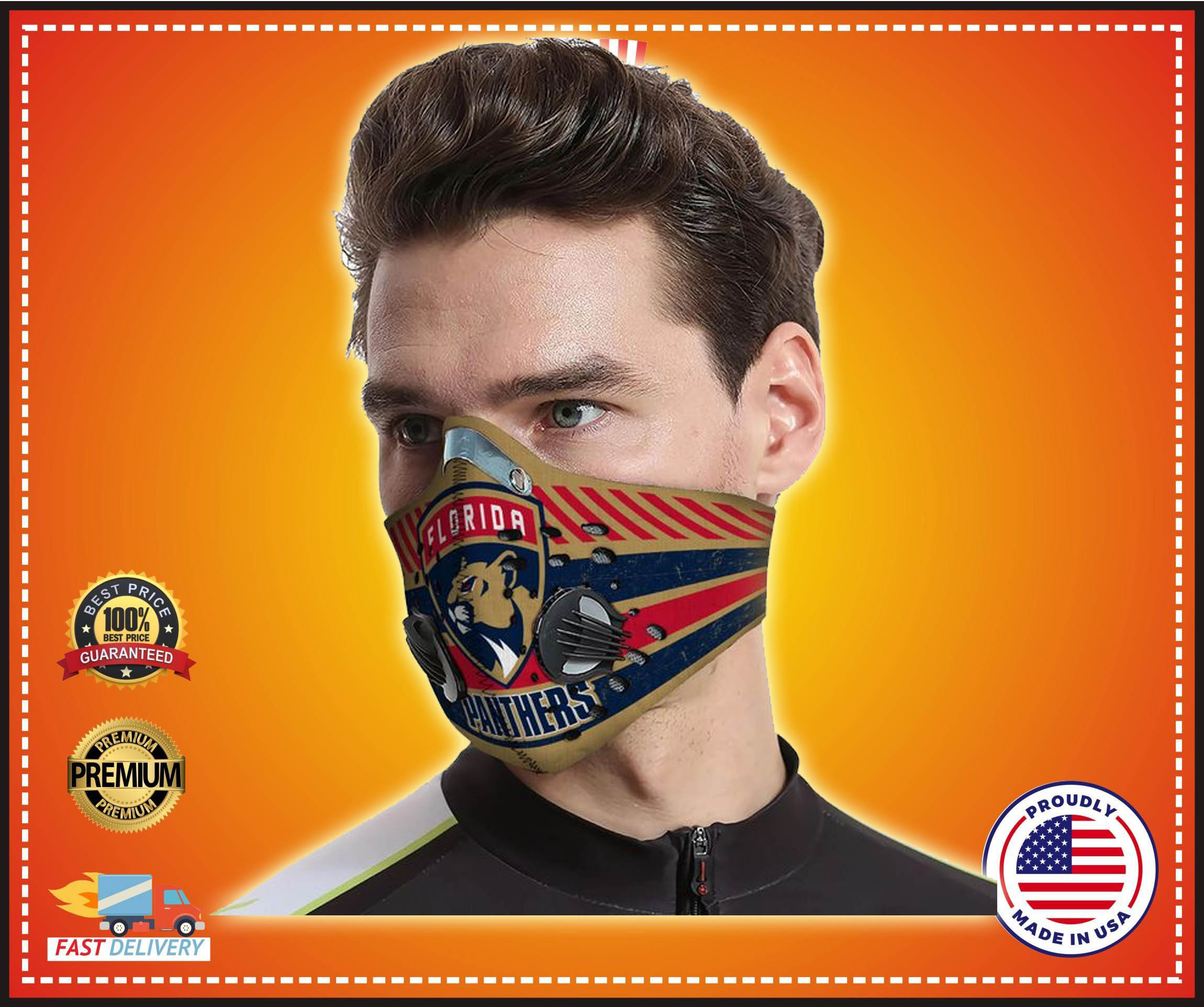 Florida Panthers filter face mask