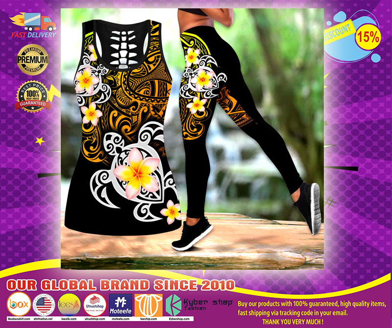 Flower tank top and legging1
