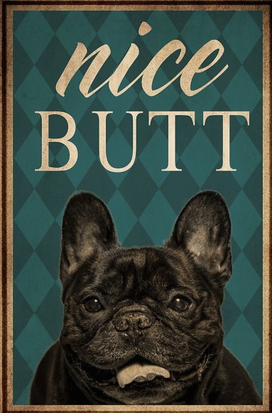 French Bulldog NIce Butt Poster