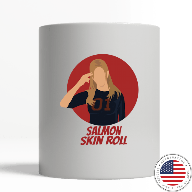 Friends Unagi and salmon skin roll mug