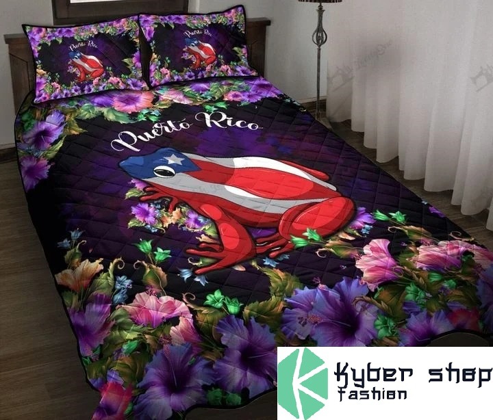 Frog Puerto rico bedding set