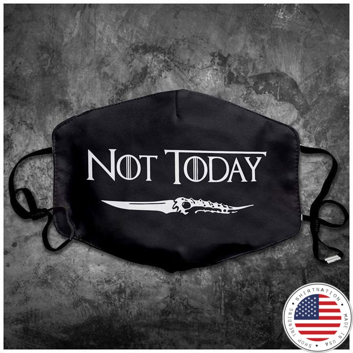 Game of Thrones Not today cloth face mask