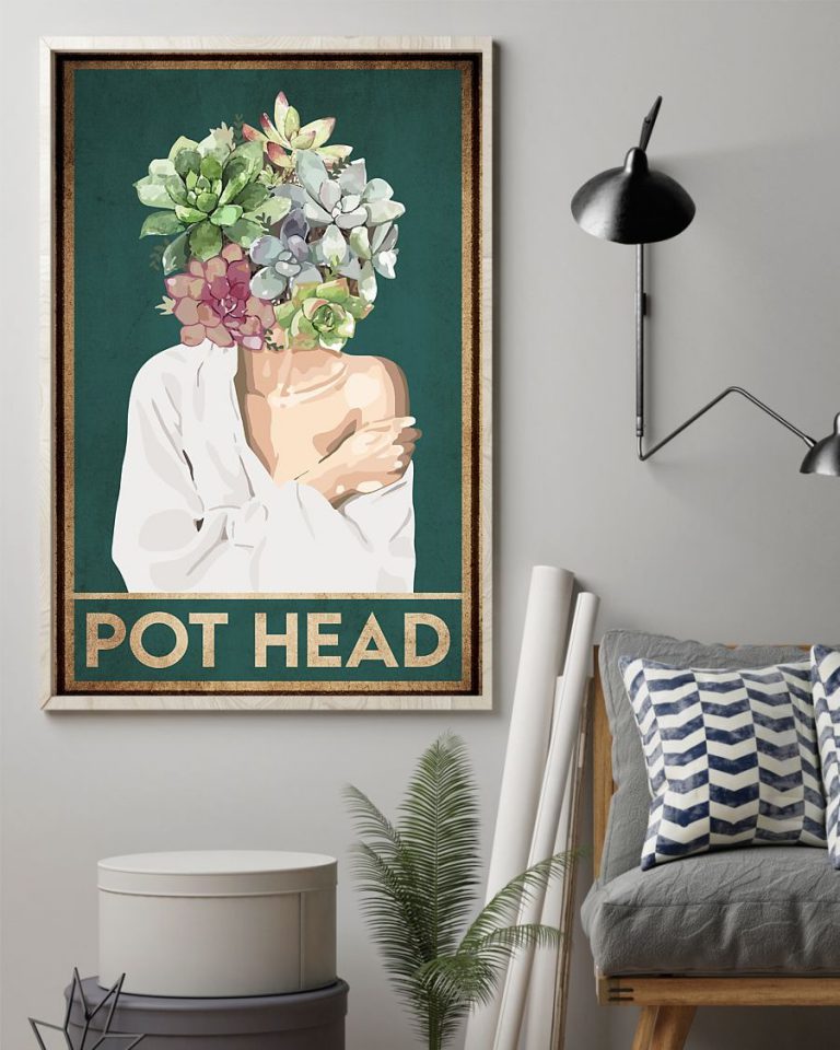 Garden Pot Head Poster