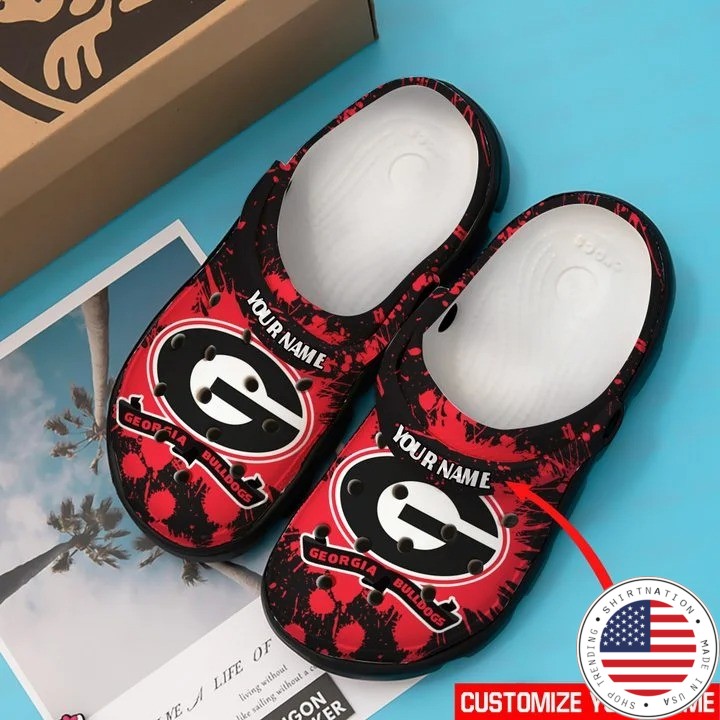 Georgia Bulldogs custom name crocs crocband clog2