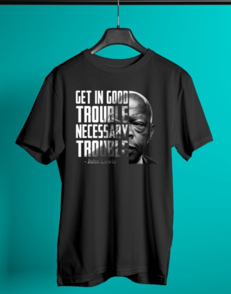 Get in Good trouble necessary trouble John Lewis shirt