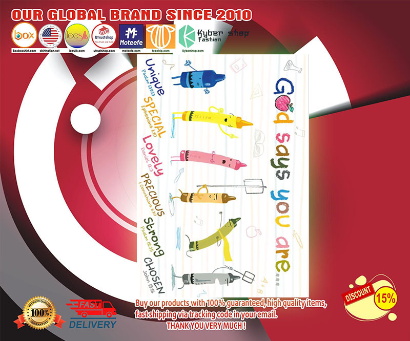 God says you are Teacher poster