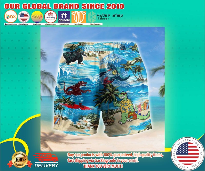 Godzilla beach short