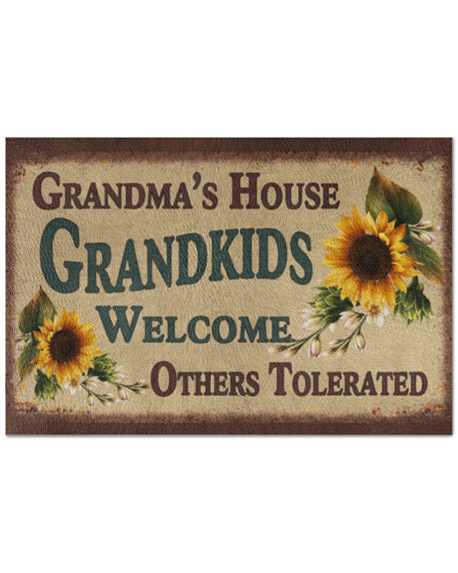 Grandma's house grandkids welcome doormat