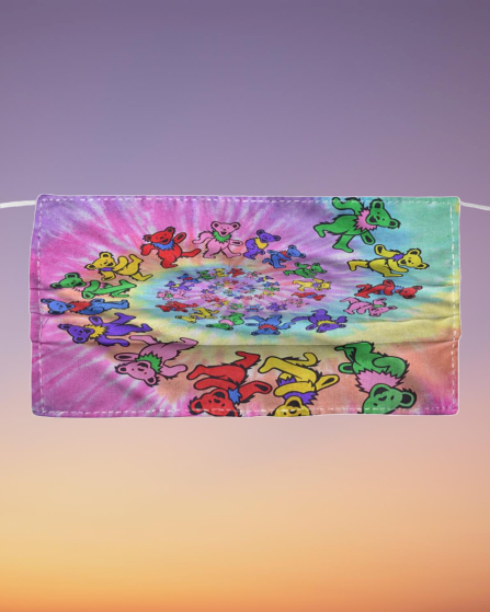 Grateful cloth fabric face mask