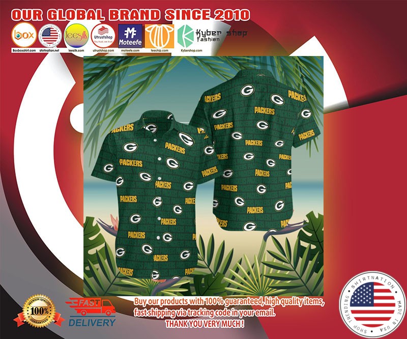 Green bay packers hawaiian shirt