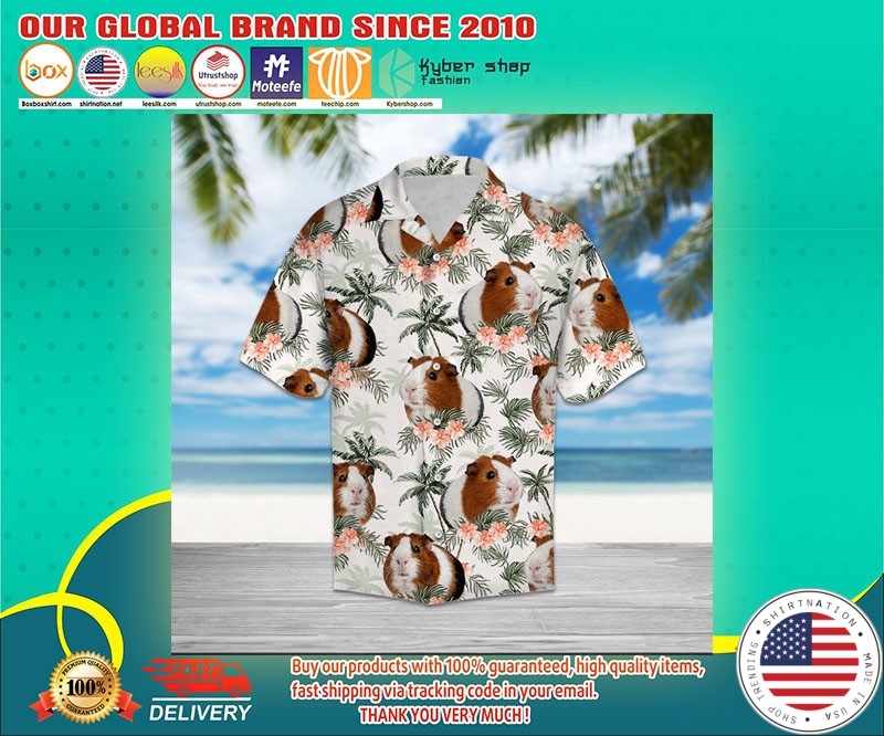 Guinea pig hawaiian shirt