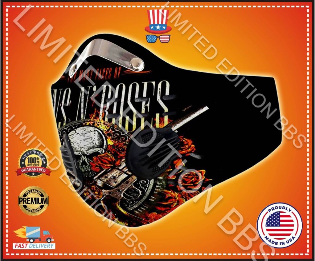 Guns N Roses filter face mask