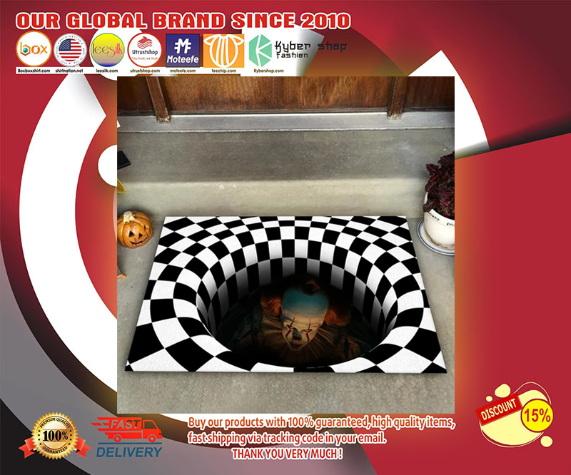 Halloween IT illusion doormat