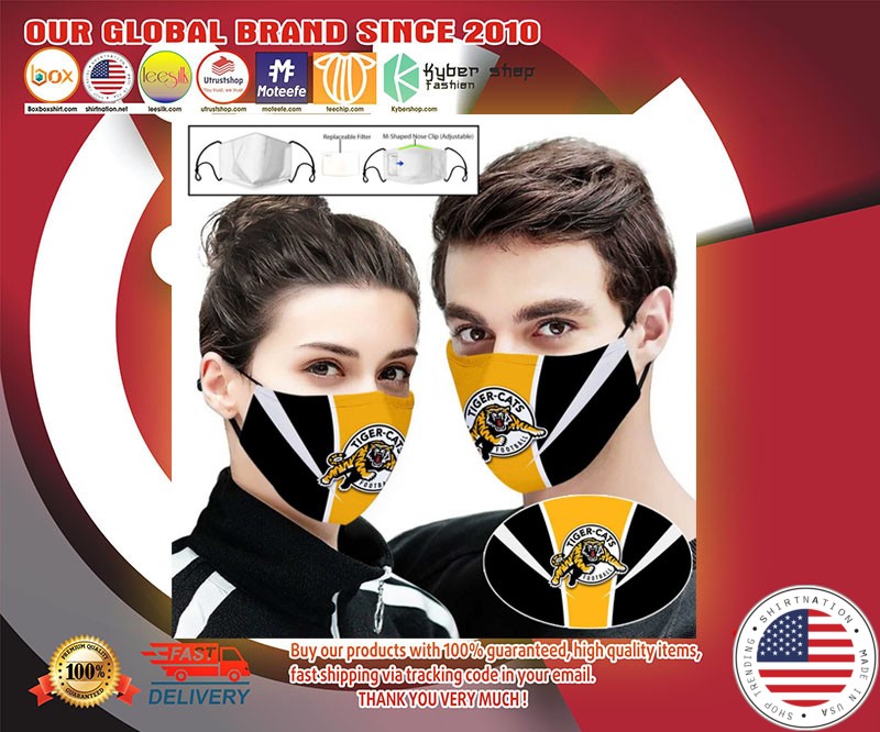 Hamilton Tiger Cats face mask