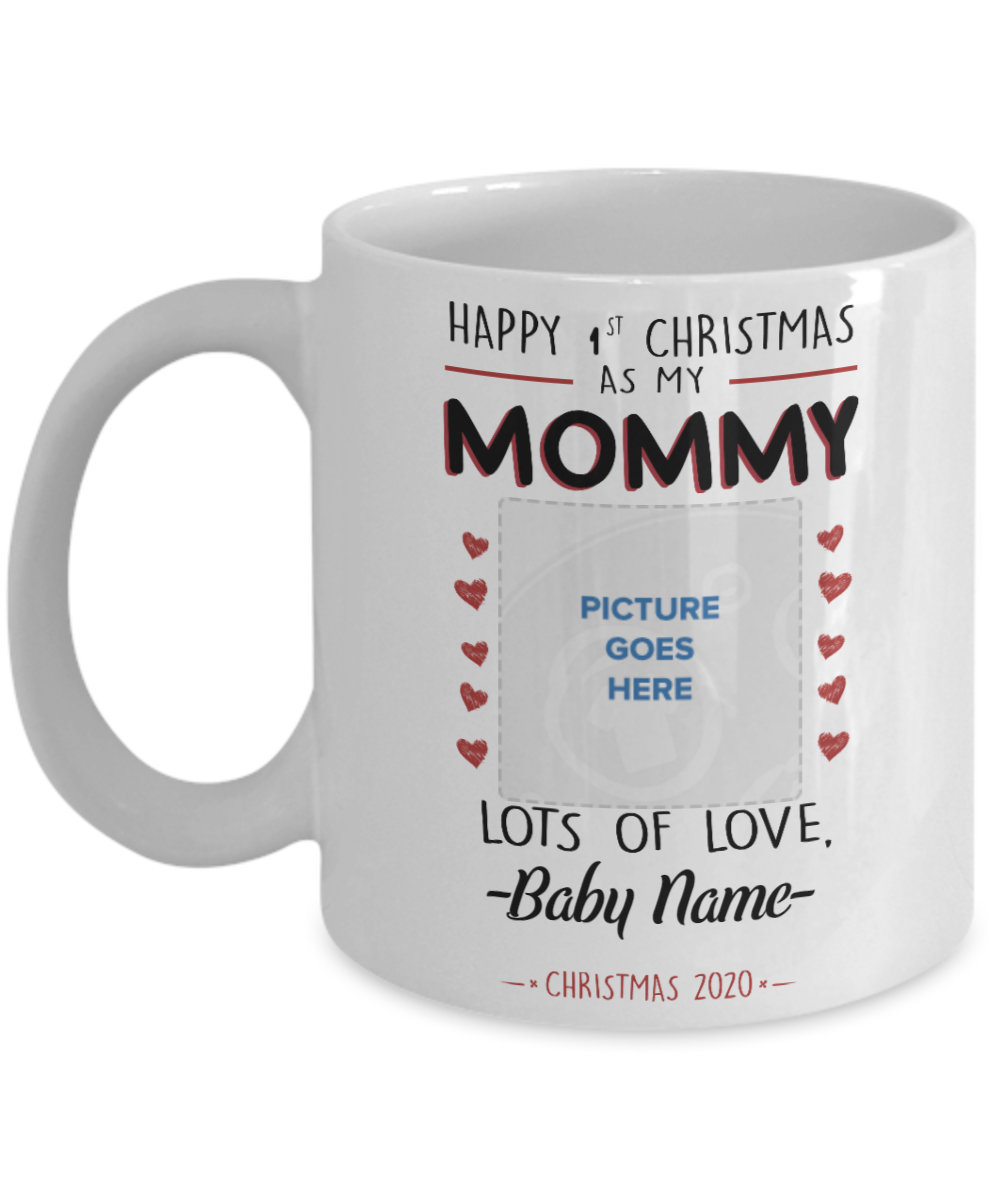 Happy 1st Christmas as Mommy custom personalised name