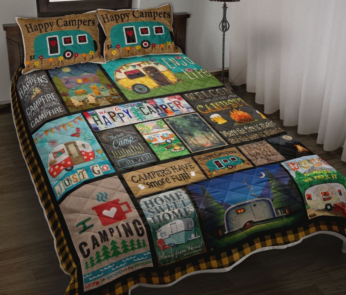 Happy Campers quilt
