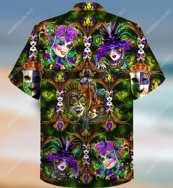 Happy mardi gras hawaiian