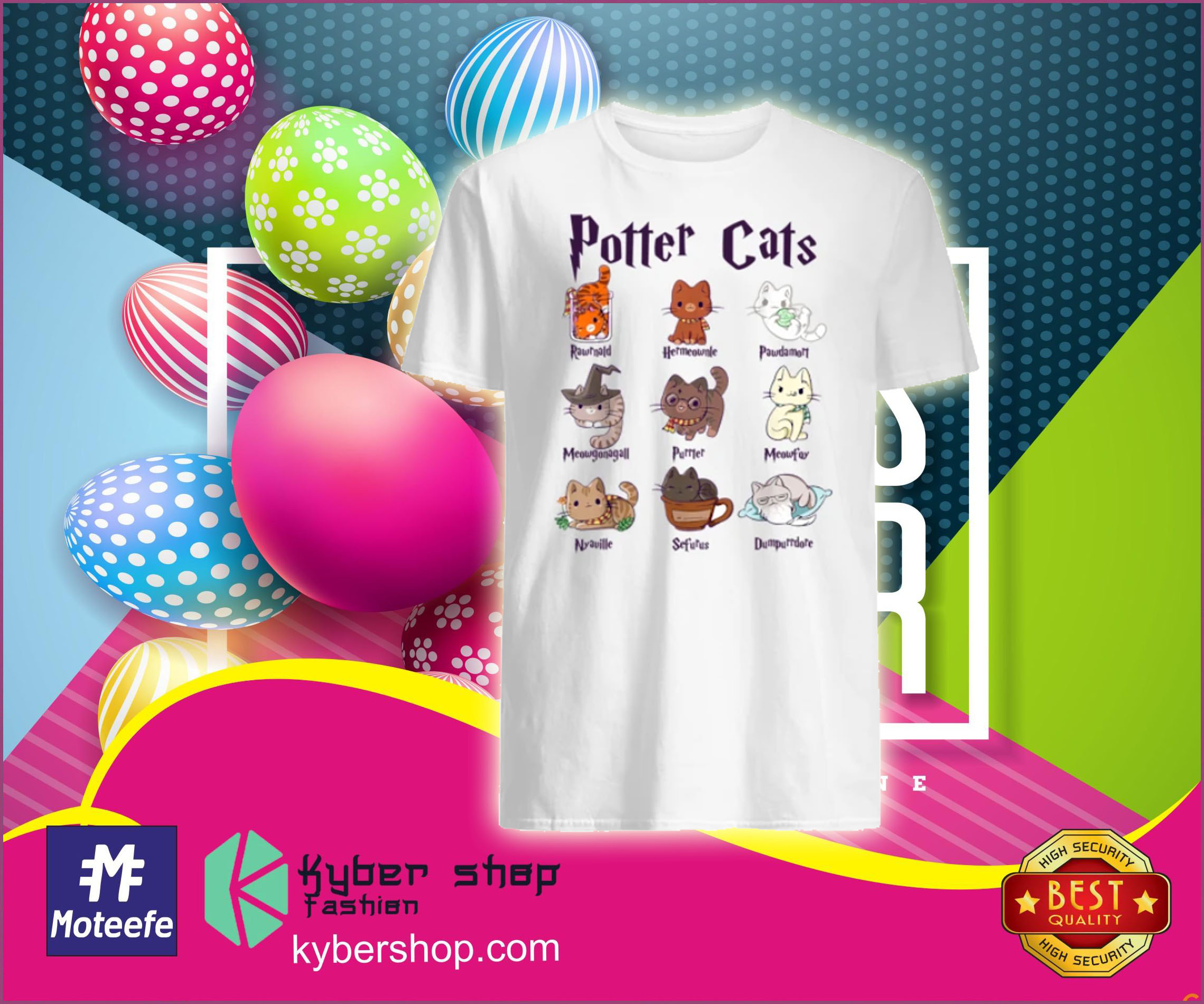 Harry Potter cats shirt