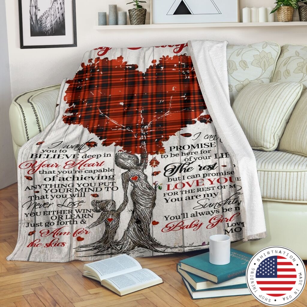 Heart tree To my daughter bedding set