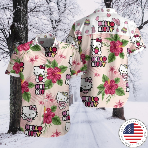 Hello kitty hawaiian shirt