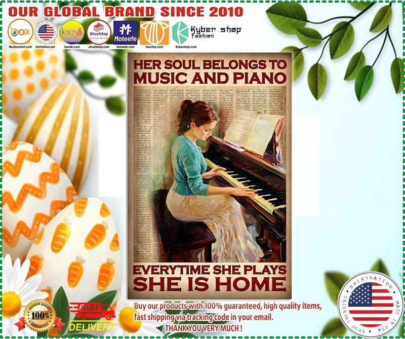 Her soul belongs to music and piano everytime she plays she is home poster