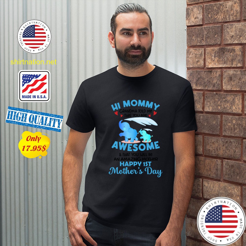 Hi mommy Grandma told me that you are awesome Shirt2