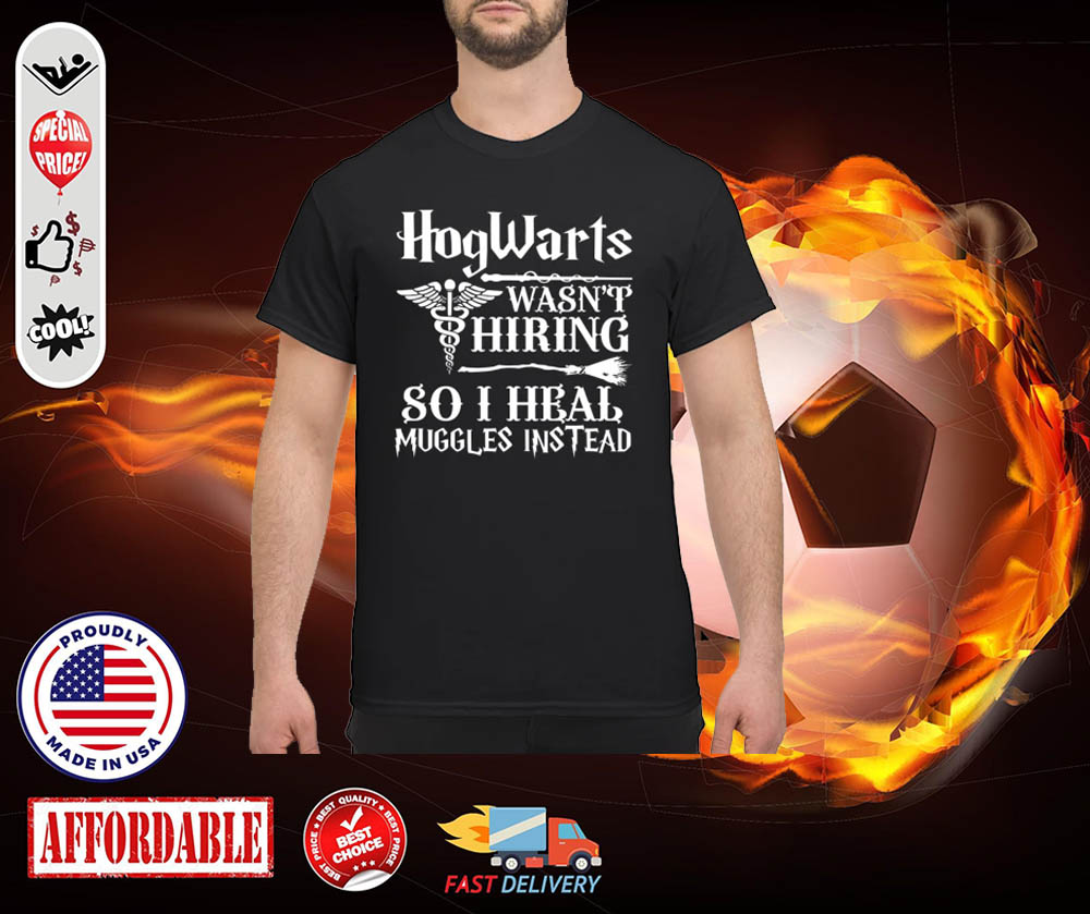Hogwarts i wasnt hiring so i heal muggles instead shirt